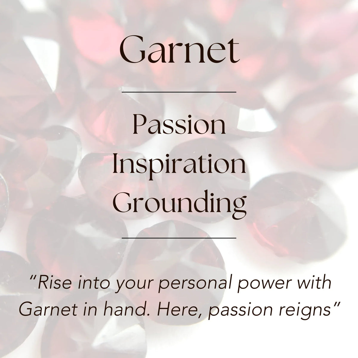 Juvi Bracelets/Bangles Stepping Stone Bracelet | Garnet & Gold Vermeil