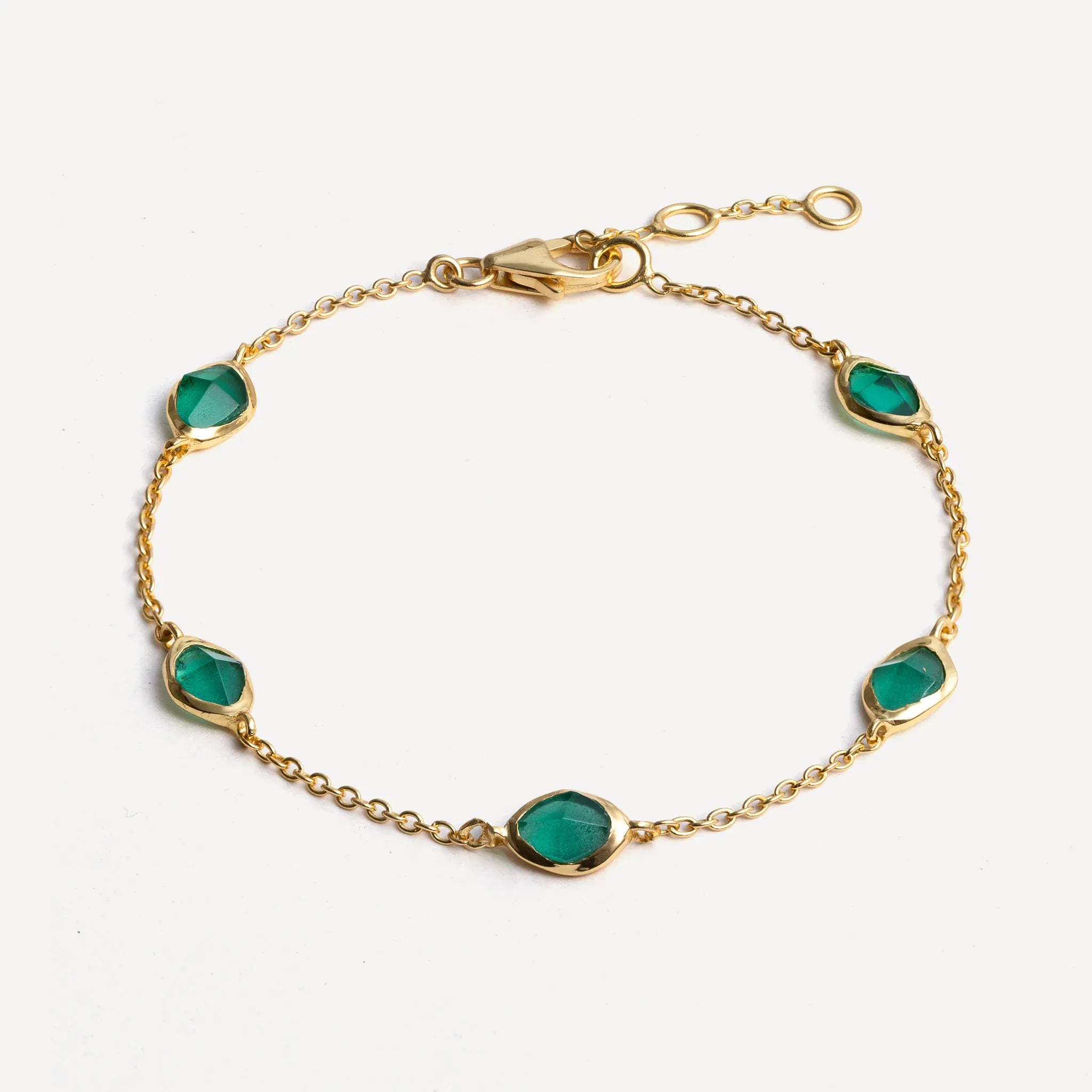 Juvi Green Tourmaline | Stepping Stone Bracelet
