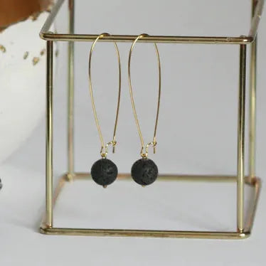 Kaiko Lava Aromatherapy | Drop Earrings