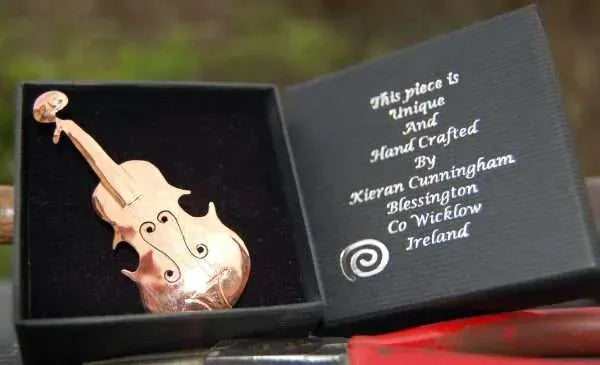 Kieran Cunningham Fiddle | Copper Brooch