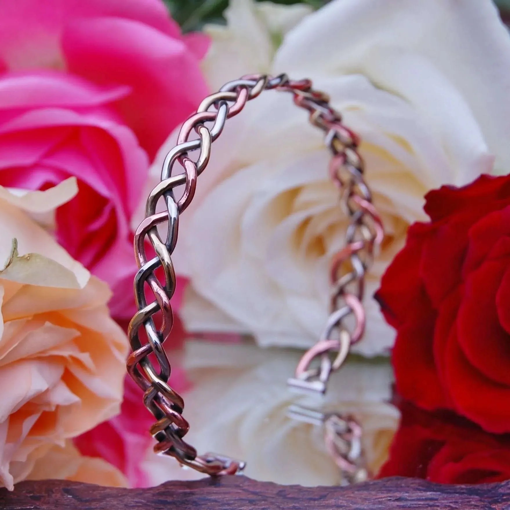 Kieran Cunningham Plaited Bracelet | Mixed Metal