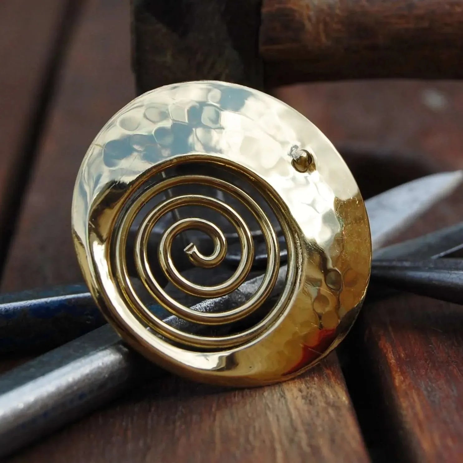 Kieran Cunningham Summer Sun | Brass Brooch