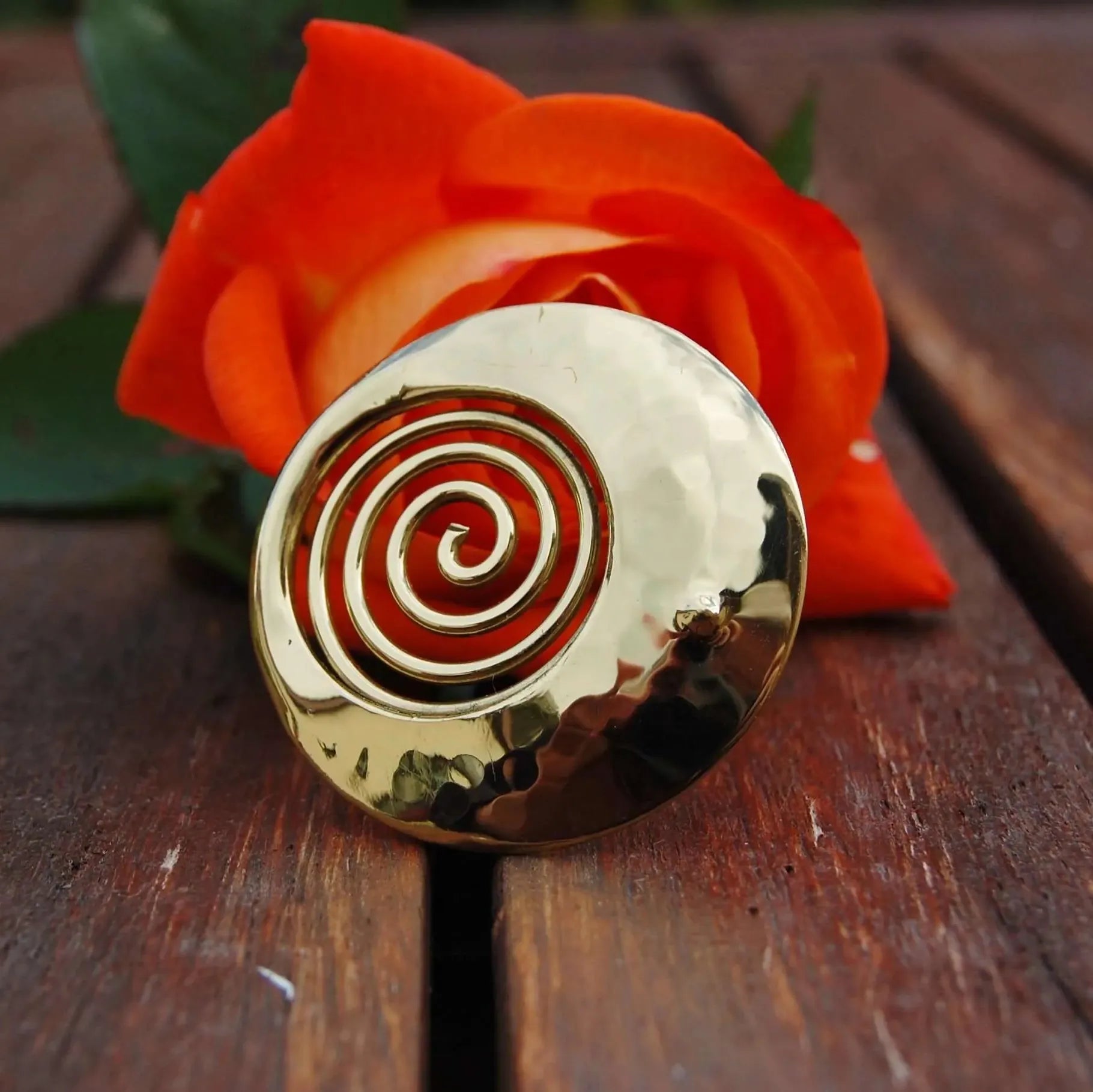 Kieran Cunningham Summer Sun | Brass Brooch