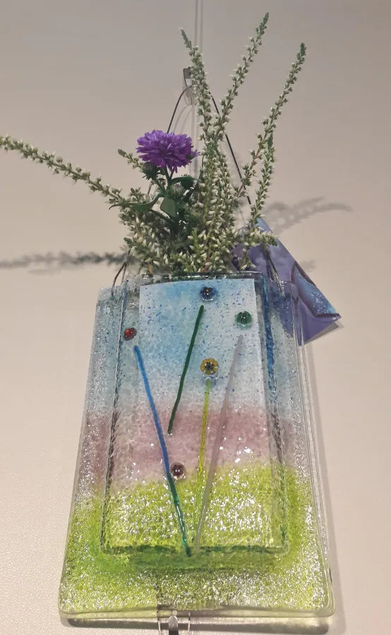 Kings Forge Glass Purple | Wall Vase