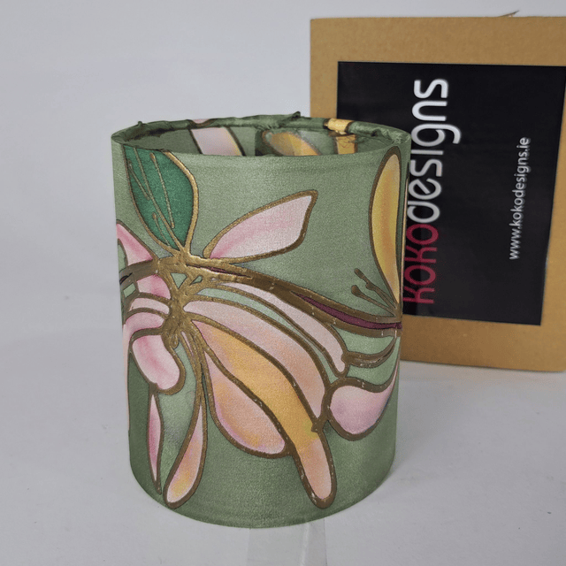 Koko Designs Honeysuckle Green | Silk Tealight Holder