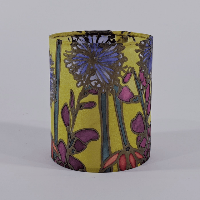 Koko Designs Yellow Garden | Silk Tealight Holder