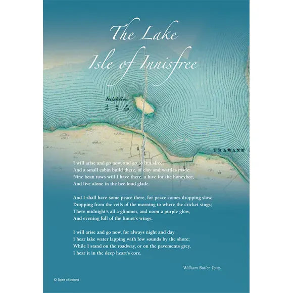 The Lake Isle of Innisfree | Printed Poem