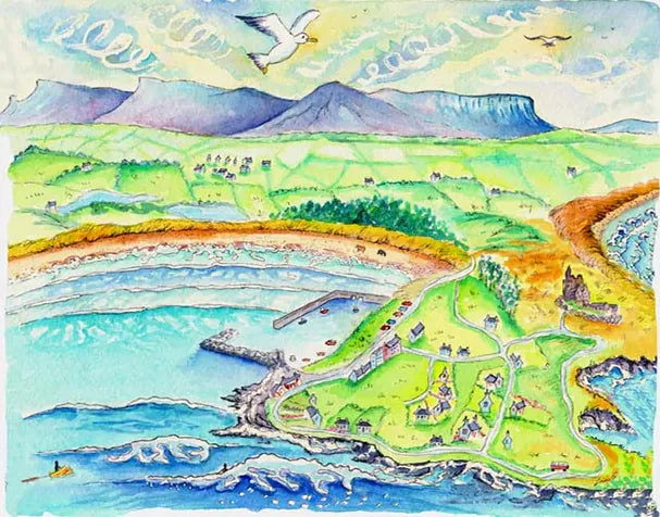 Lani Gregory Mullaghmore County Sligo | Framed Art Print