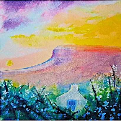 Lani Gregory Nestled Beneath Benbulben | Framed Art Print