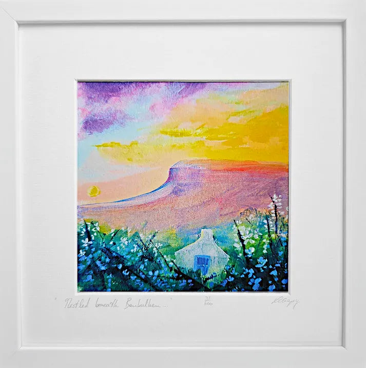 Lani Gregory Nestled Beneath Benbulben | Framed Art Print