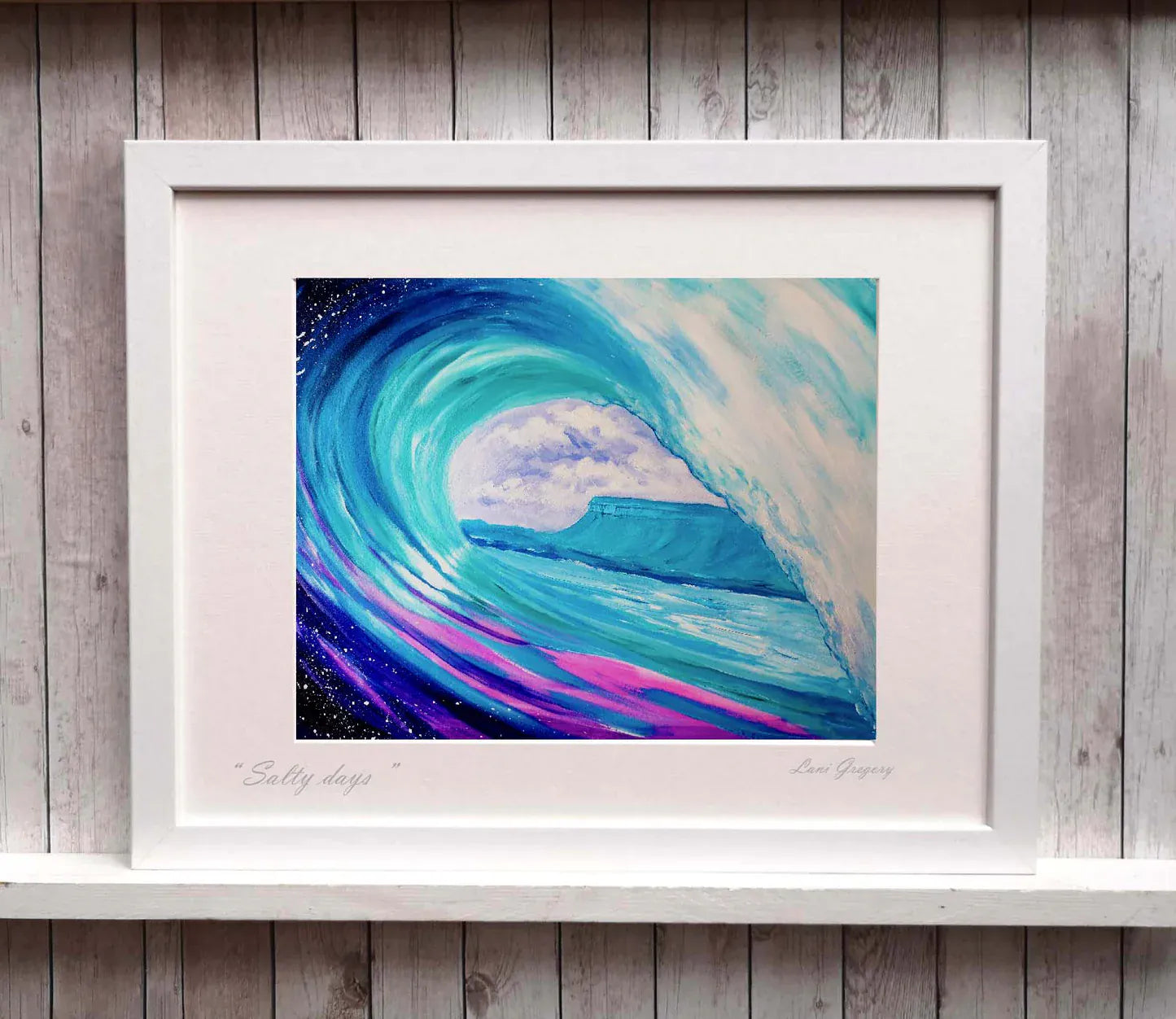 Lani Gregory Salty Days | Framed Art Print