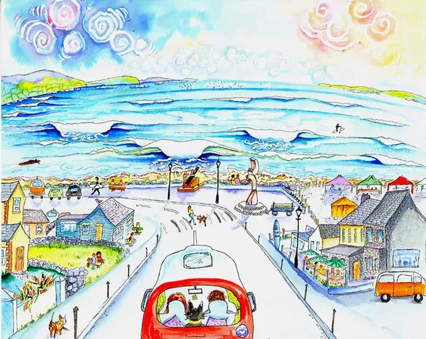 Lani Gregory Strandhill Trip | Framed Art Print