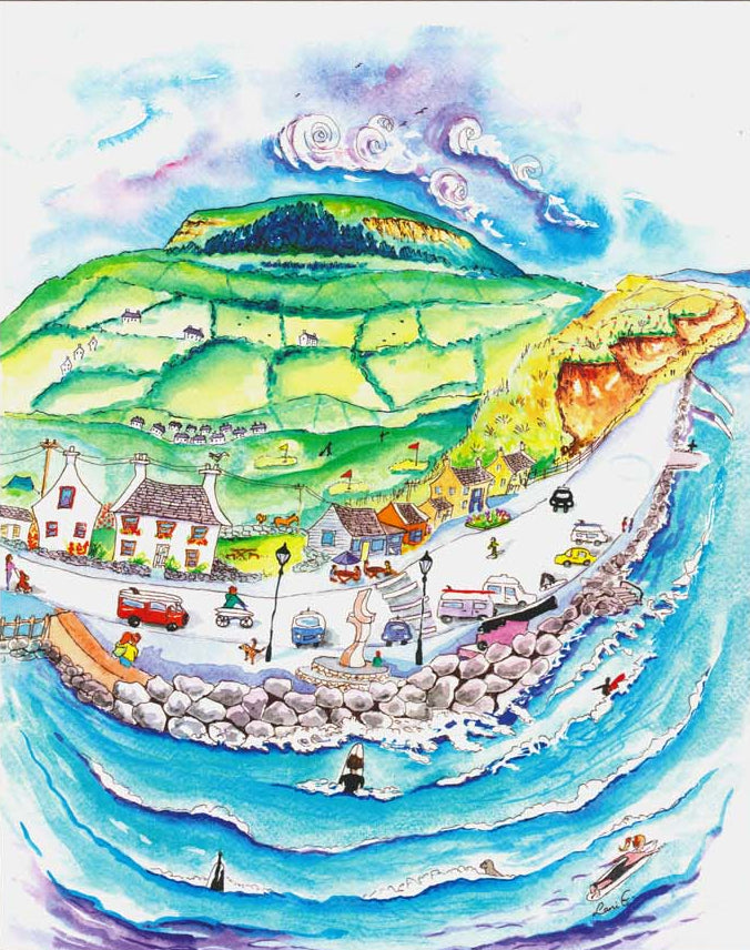 Strandhill | Framed Art Print