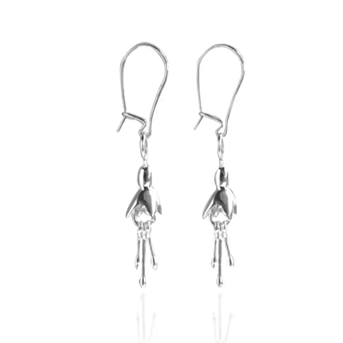 Linda Uhlemann Fuchsia | Sterling Silver Small Drop Earrings