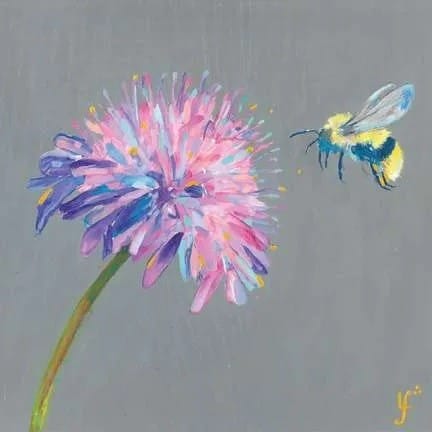 Lorraine Fletcher Busy as a Bee | Framed Art Print