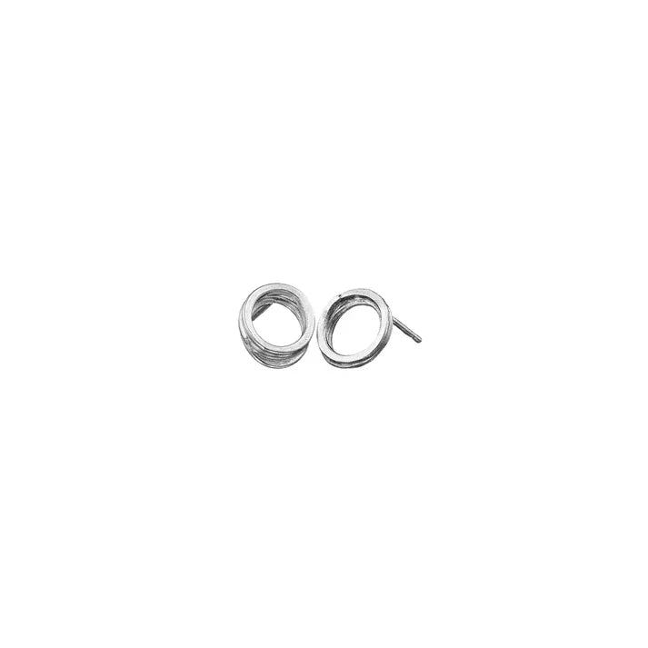 Lynsey De Burca Earrings Doorus | Sterling Silver Stud Earrings