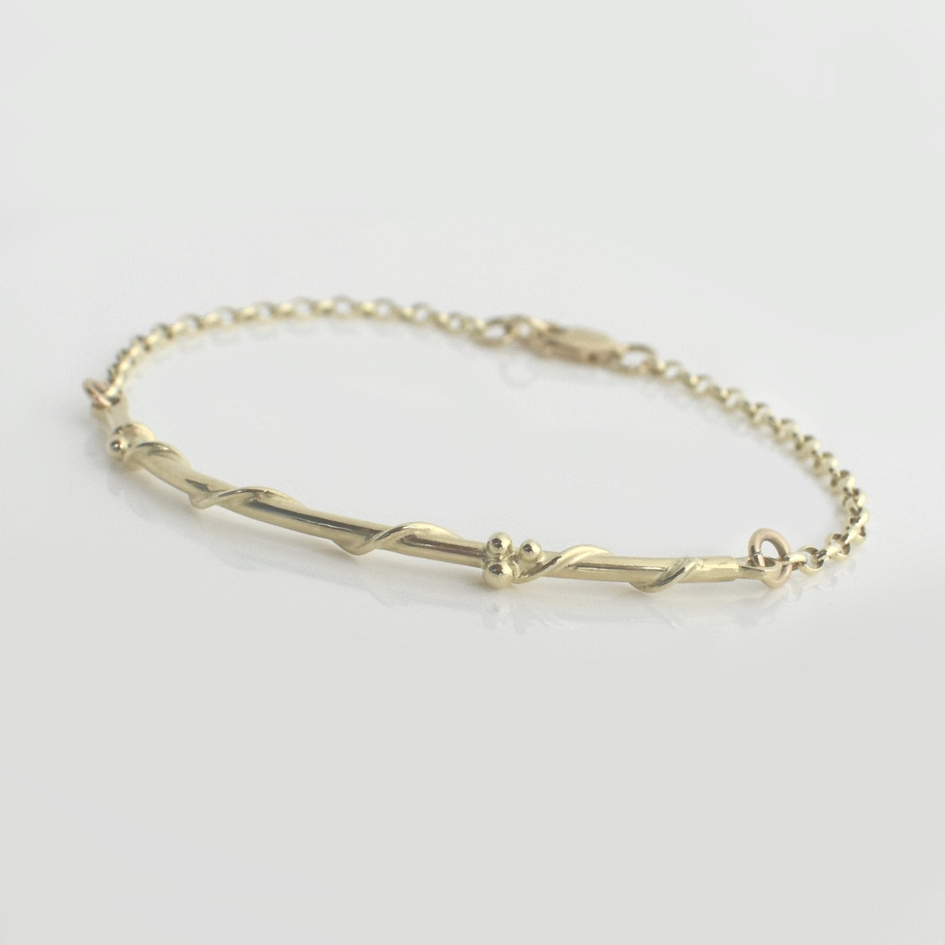 Martina Hamilton Nebula | 9ct Solid Gold Bar Bracelet