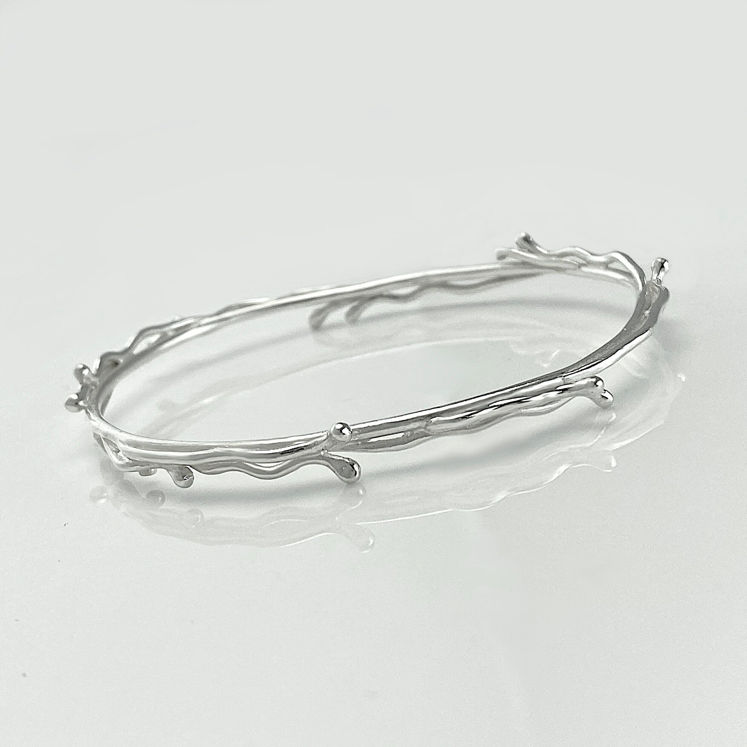 Martina Hamilton Bracelets/Bangles Nebula | Sterling Silver Bangle