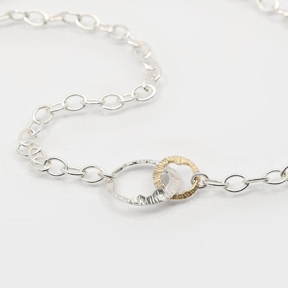 Martina Hamilton Bracelets/Bangles Shell | Sterling Silver and Solid Gold Bracelet