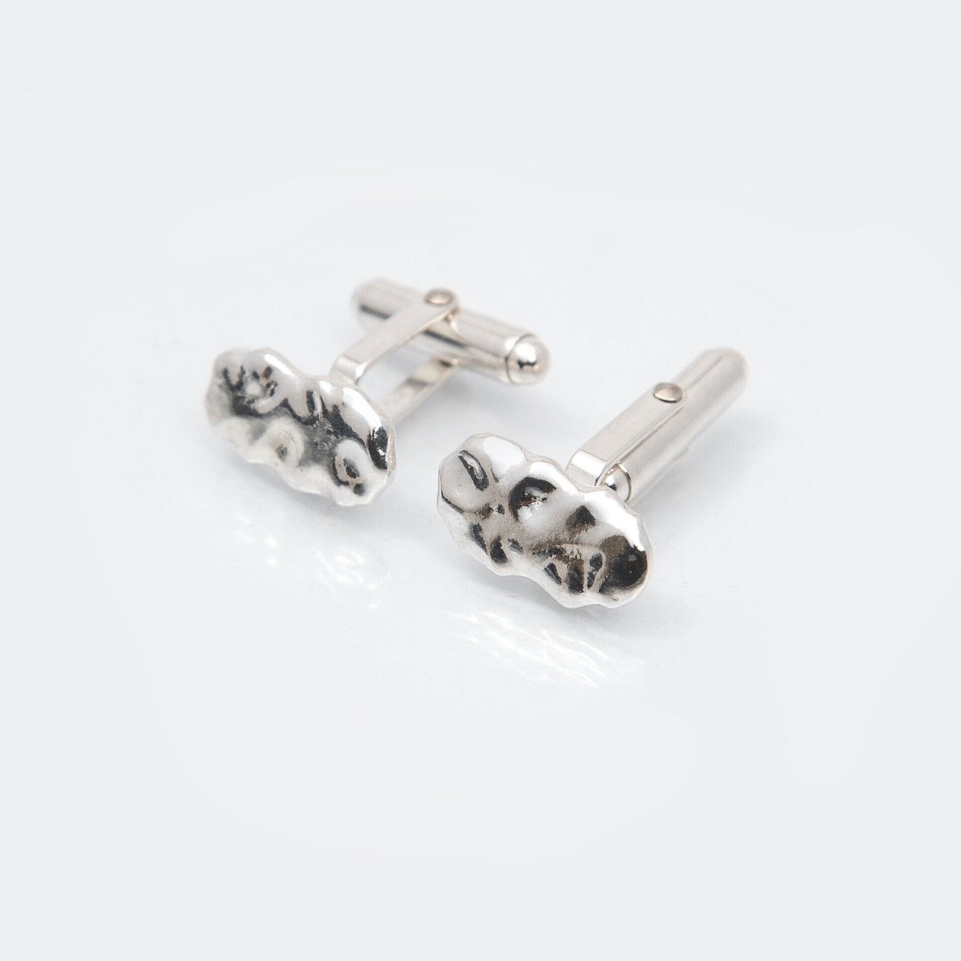 Martina Hamilton Cufflinks Pebble | Sterling Silver Cufflinks