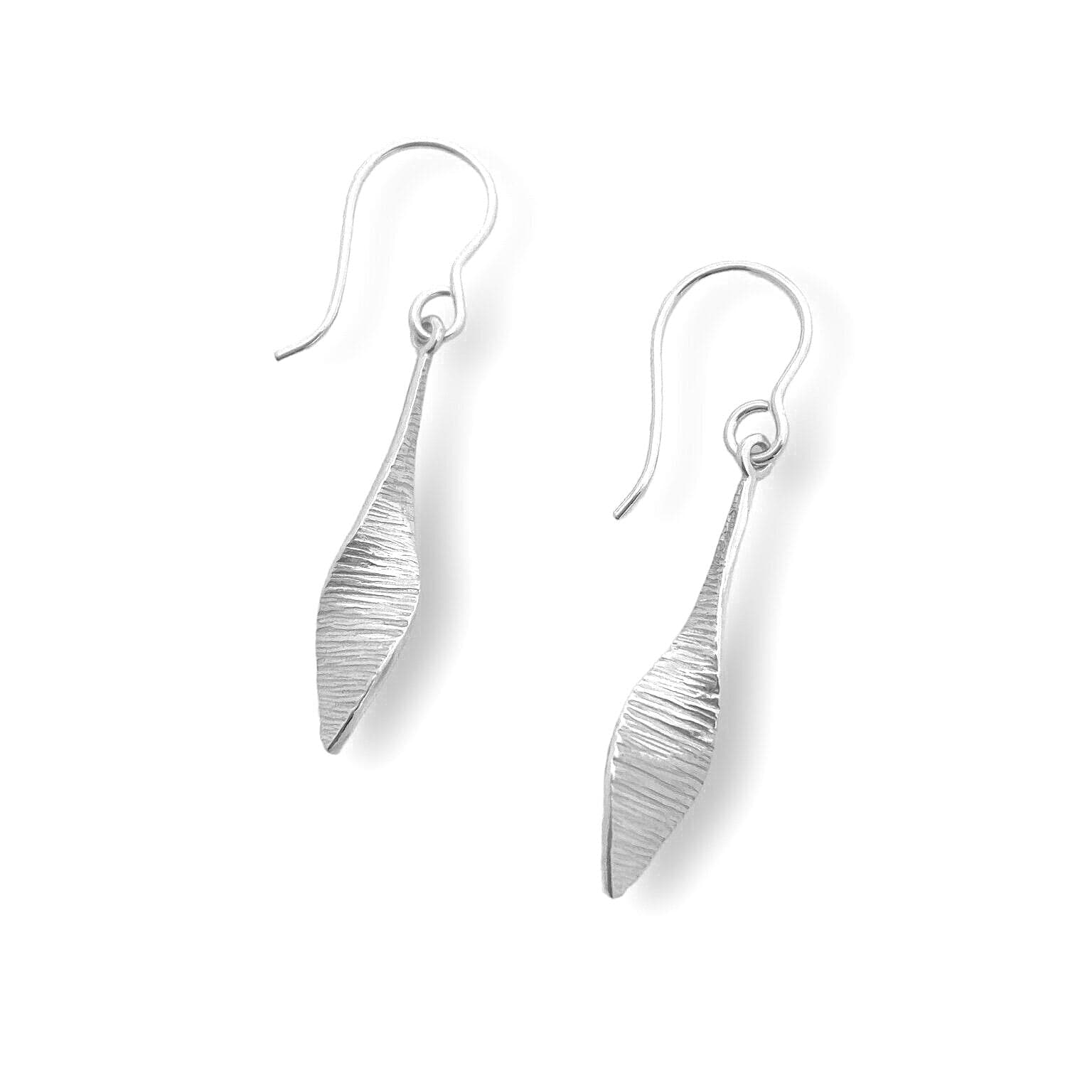 Martina Hamilton Earrings Bean Rí­­ | Sterling Silver Loose Drop Earrings Medium