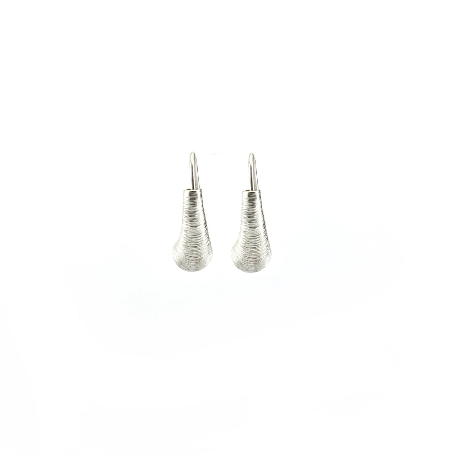 Martina Hamilton Earrings Croí­ Sliogán| Sterling Silver Trumpet Drop Earrings Small