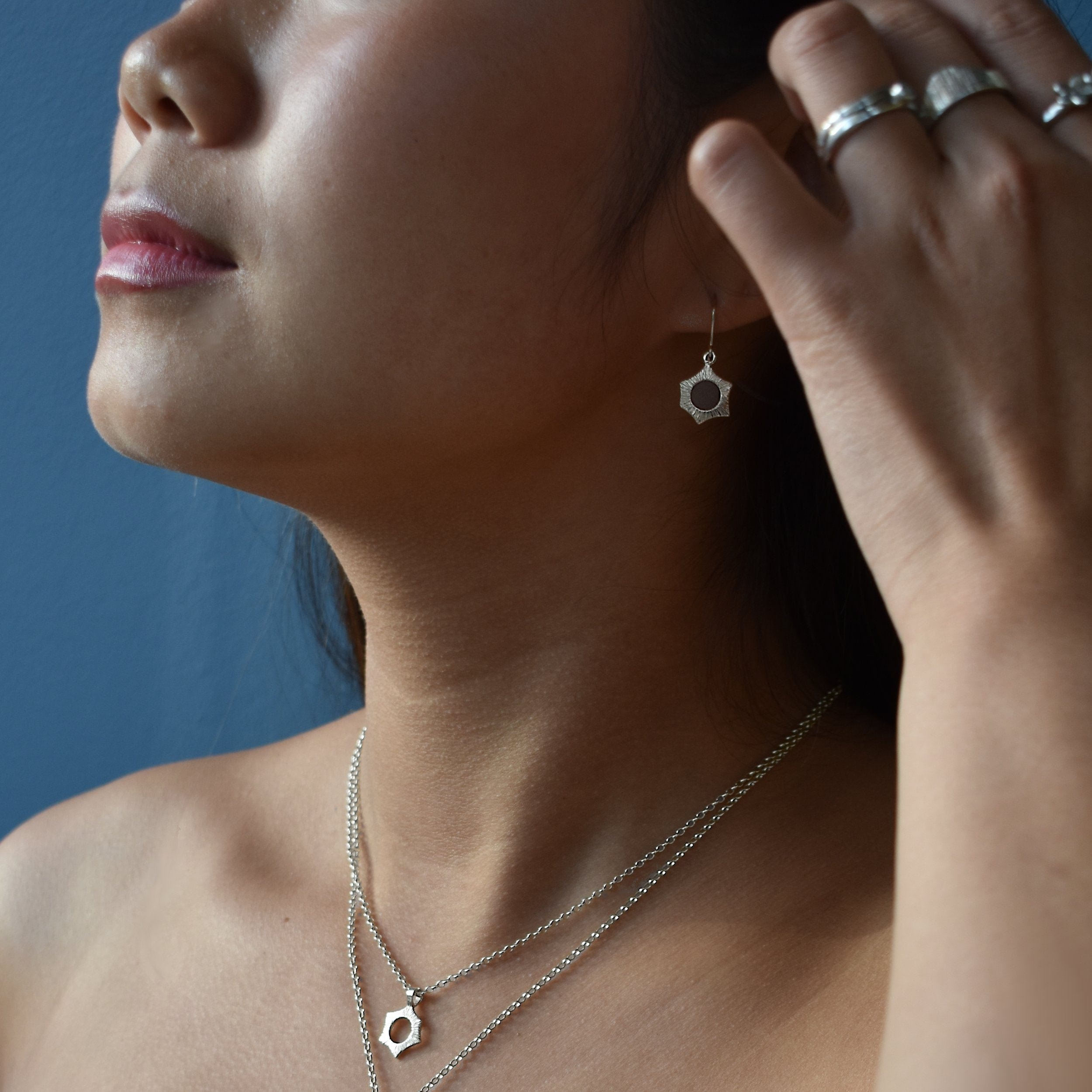 Martina Hamilton Ã‰riu | Sterling Silver Drop Earrings Small