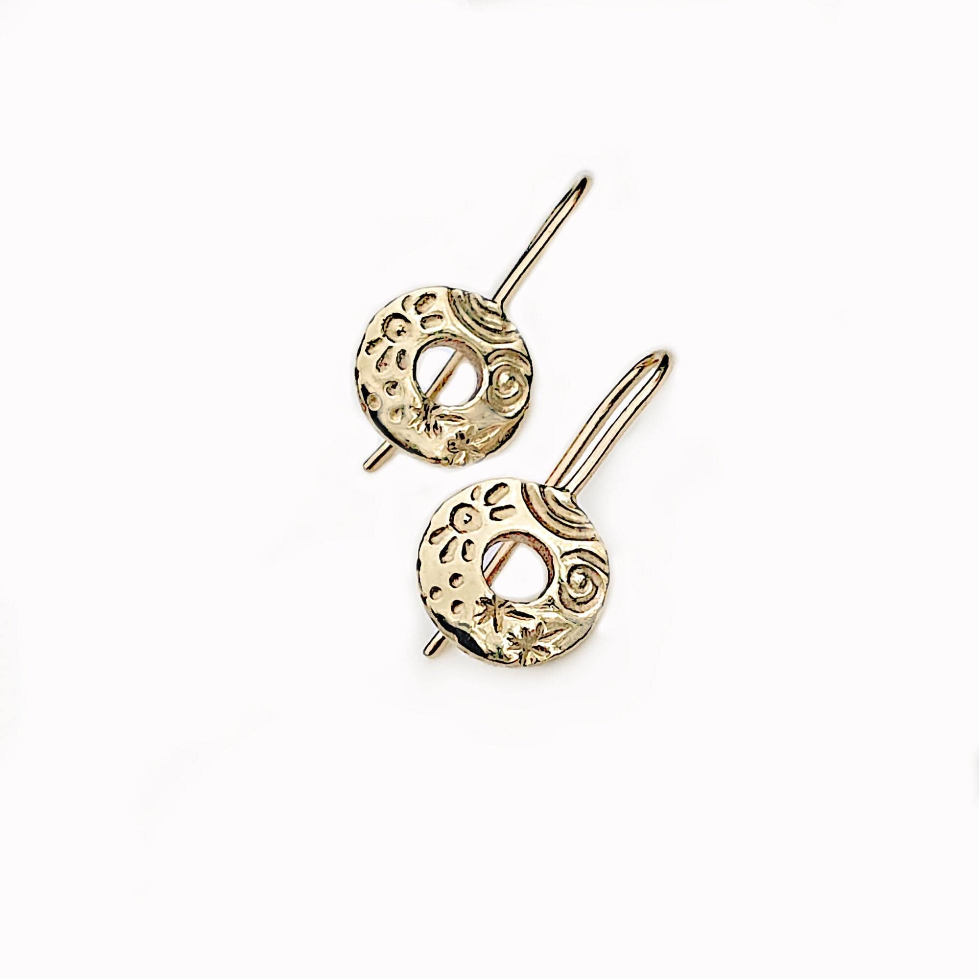 Martina Hamilton Earrings Heaven | 9ct Solid Gold Drop Earrings Small