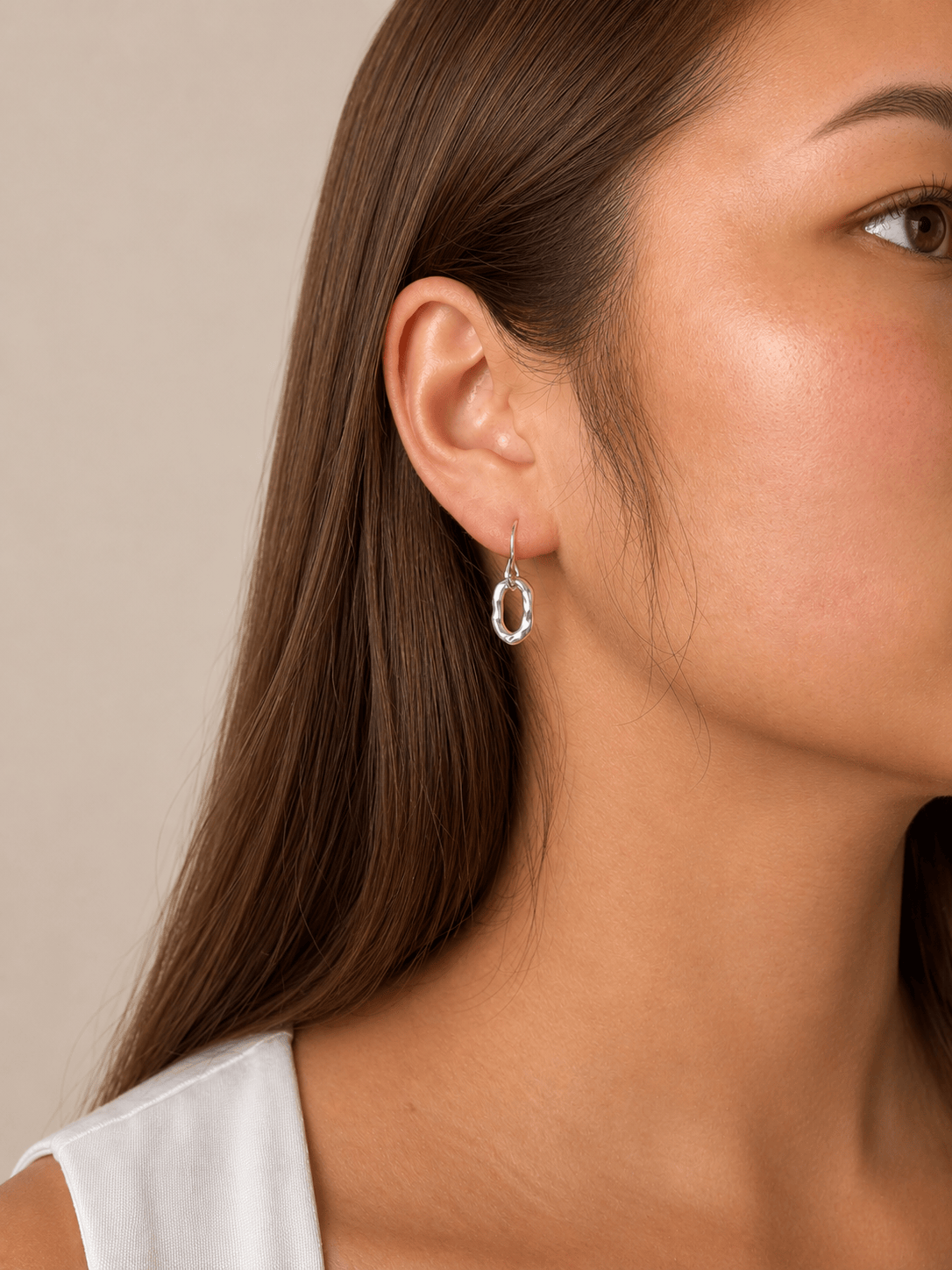 Martina Hamilton Earrings Island Link | Sterling Silver Drop Earrings