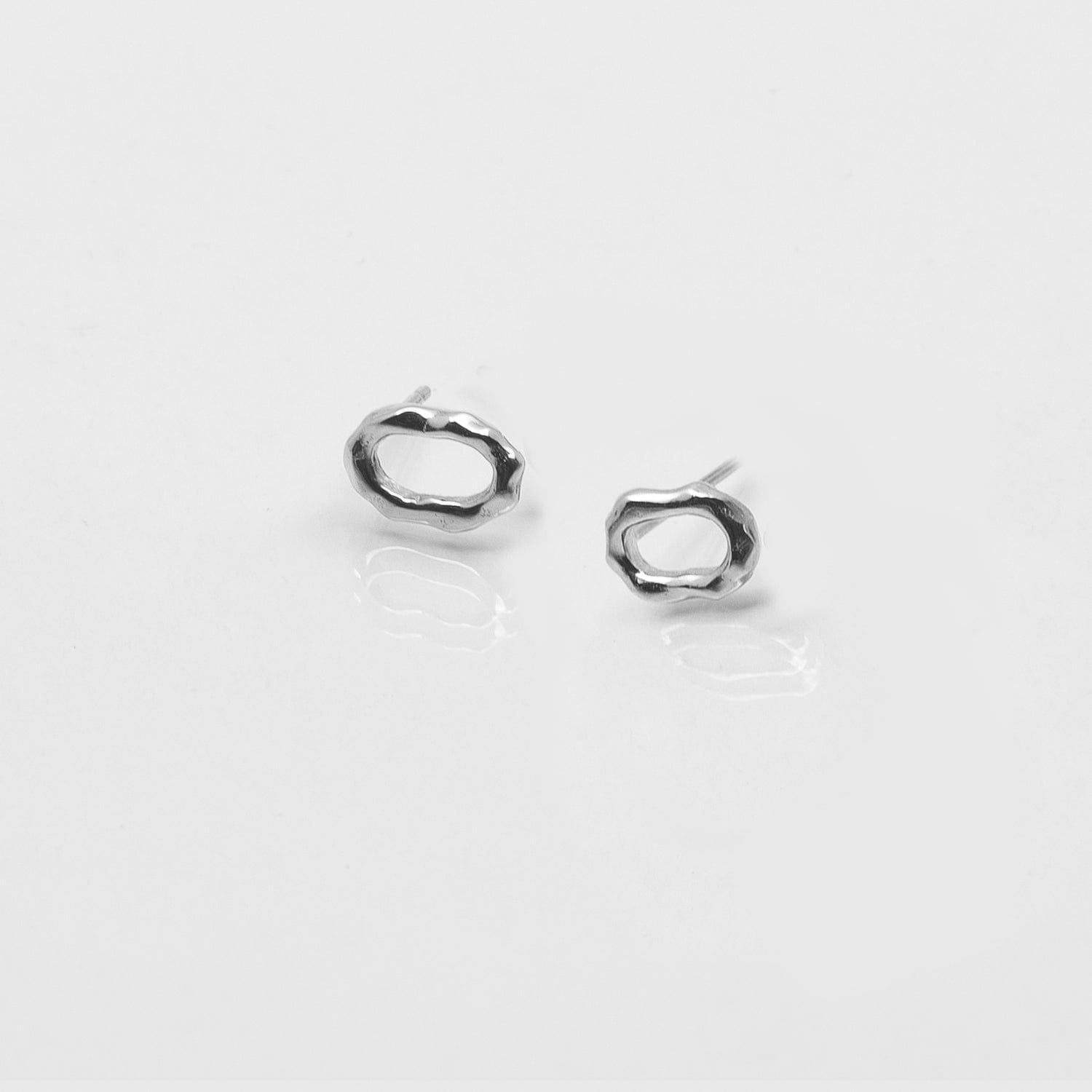 Martina Hamilton Earrings Island Link | Sterling Silver Stud Earrings