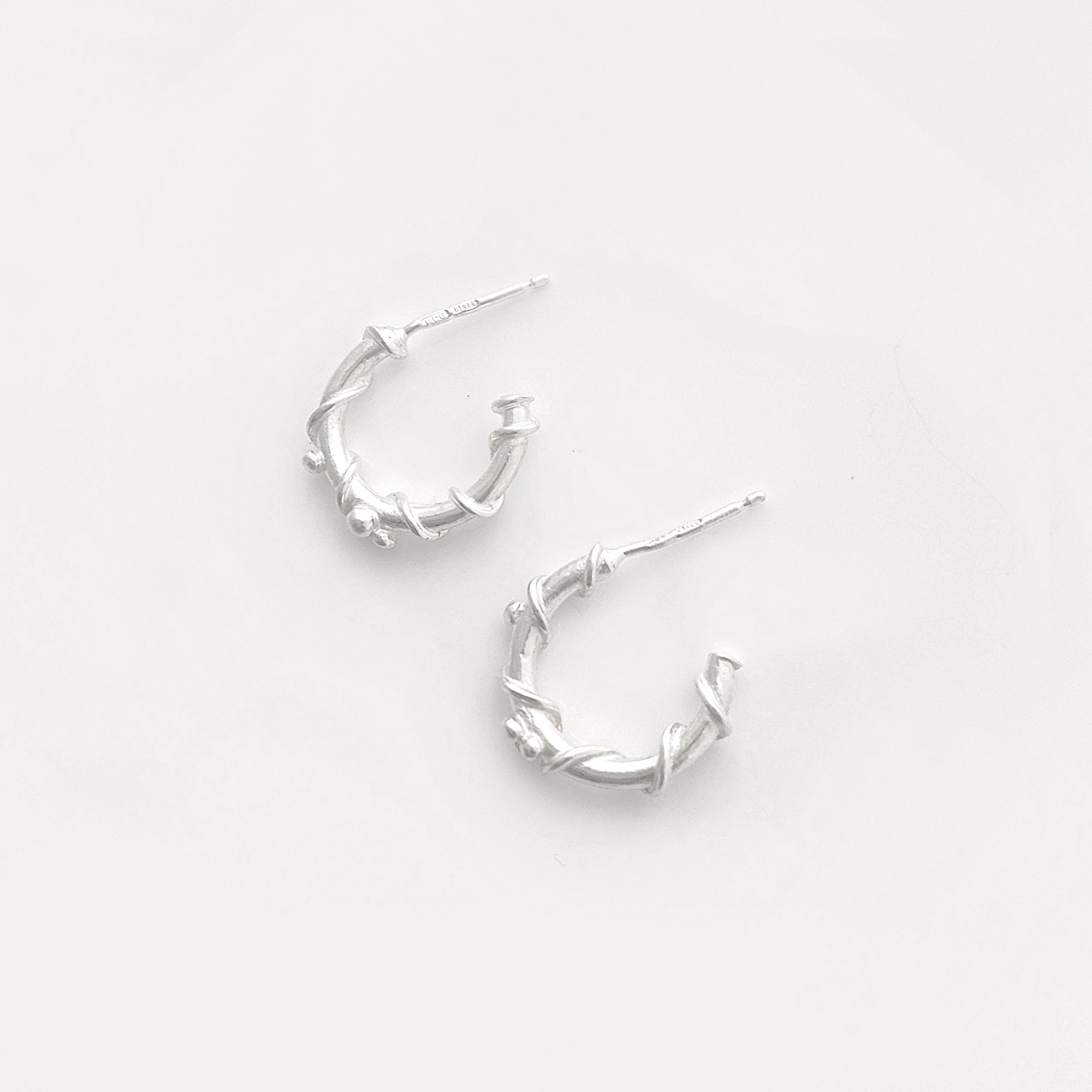 Martina Hamilton Earrings Nebula | Sterling Silver Open Circles Earrings Medium