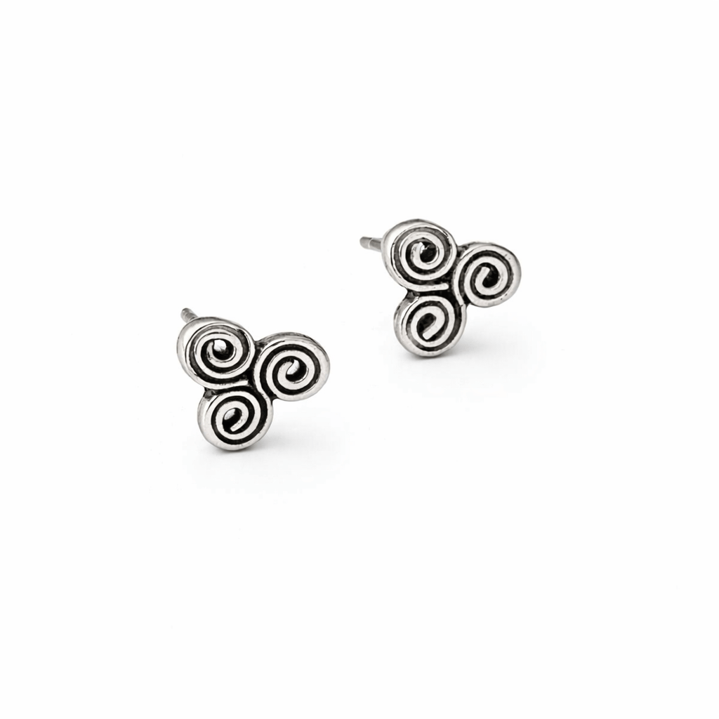 Martina Hamilton Earrings Newgrange | Sterling Silver Stud Earrings Petite