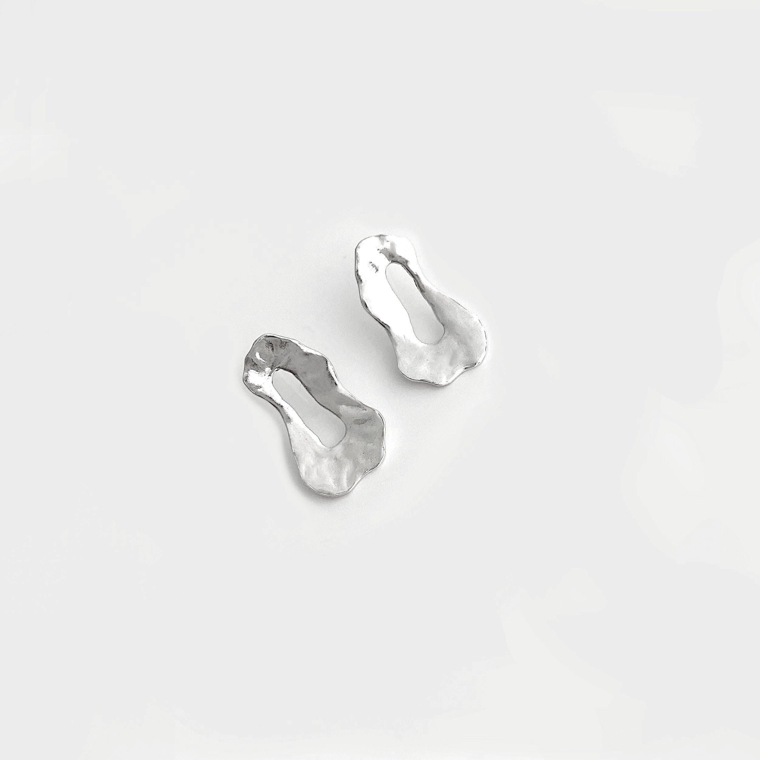 Martina Hamilton Earrings Reflections | Sterling Silver Stud Earrings Medium