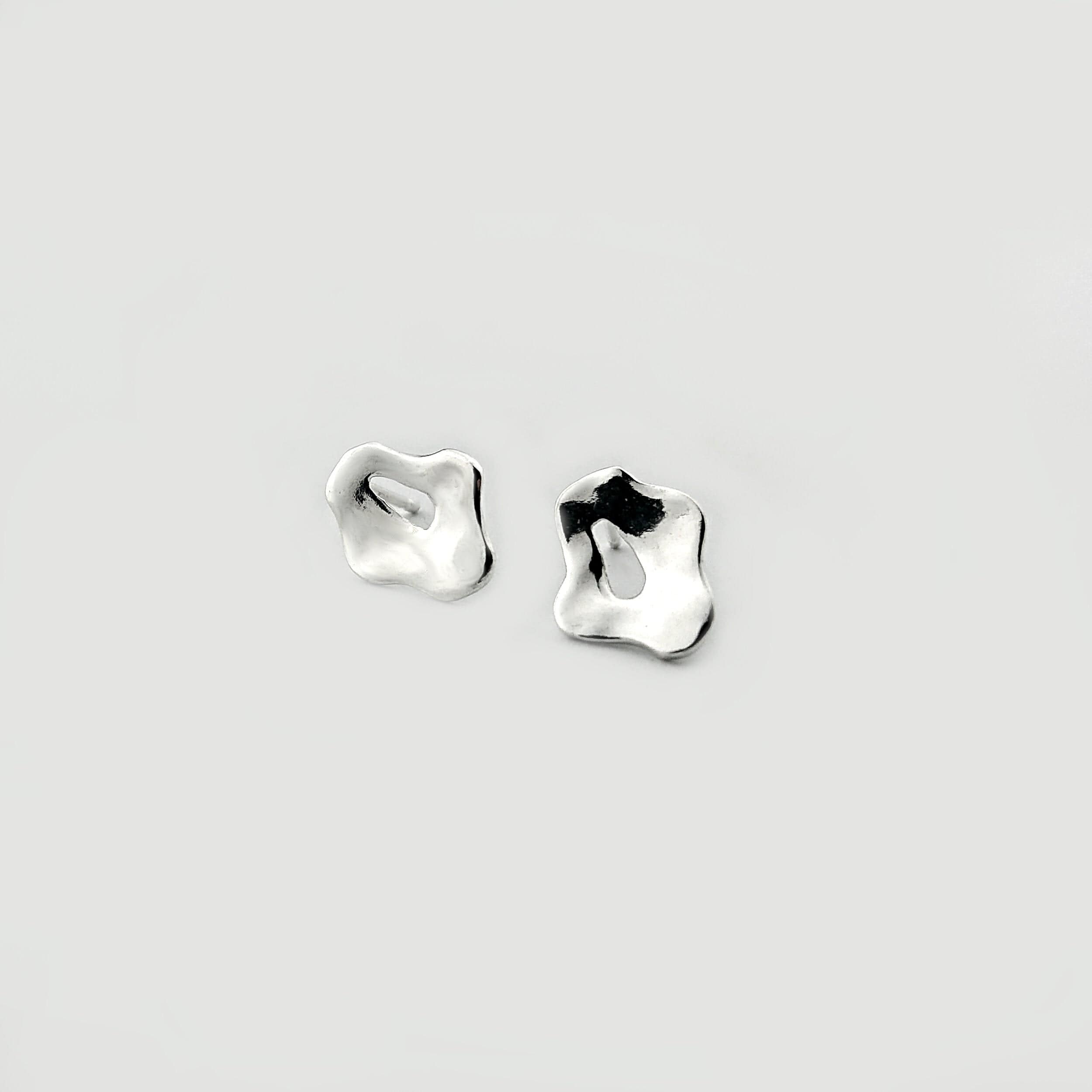 Martina Hamilton Earrings Reflections | Sterling Silver Stud Earrings Petite