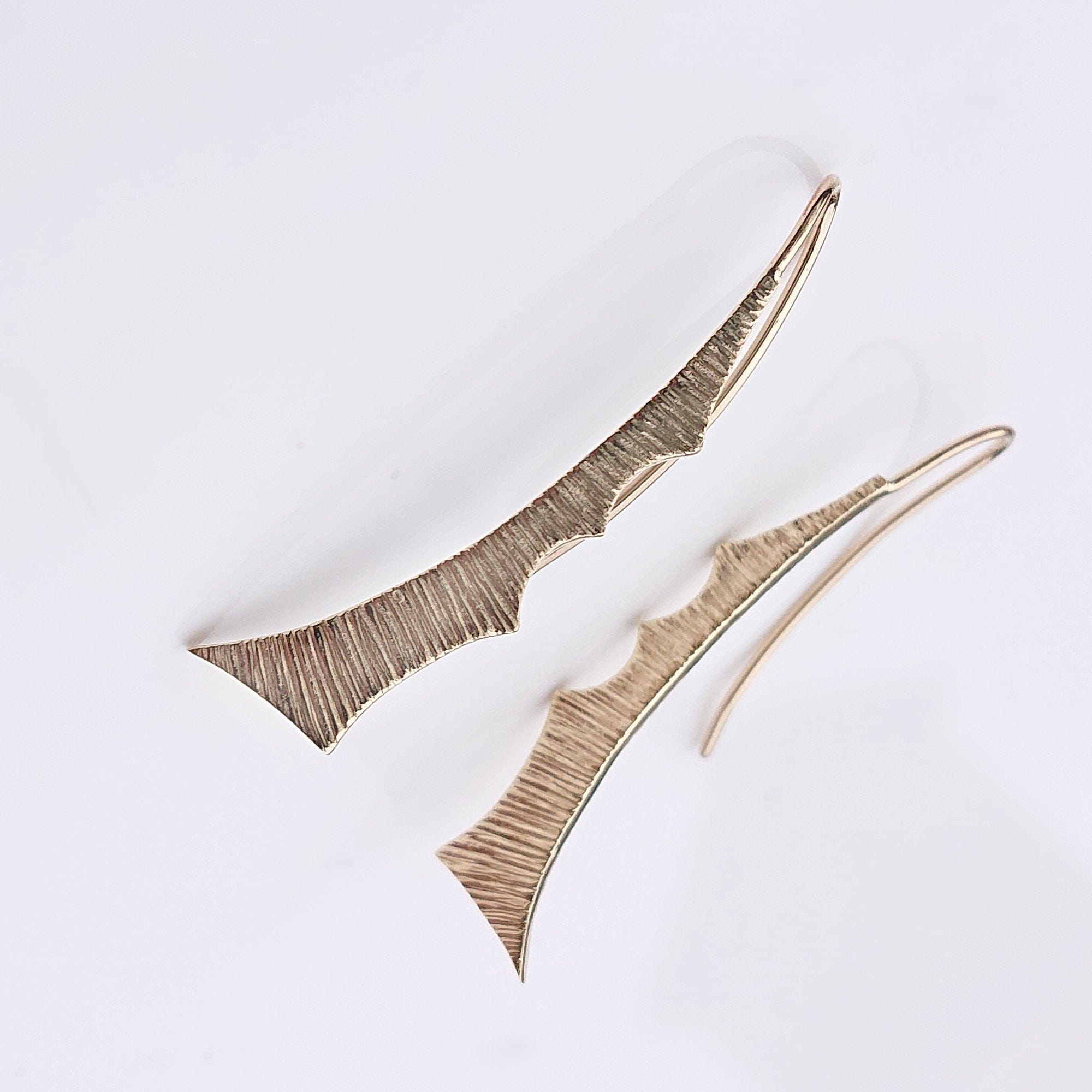 Martina Hamilton Earrings Seashore | 9ct Gold Drop Earrings