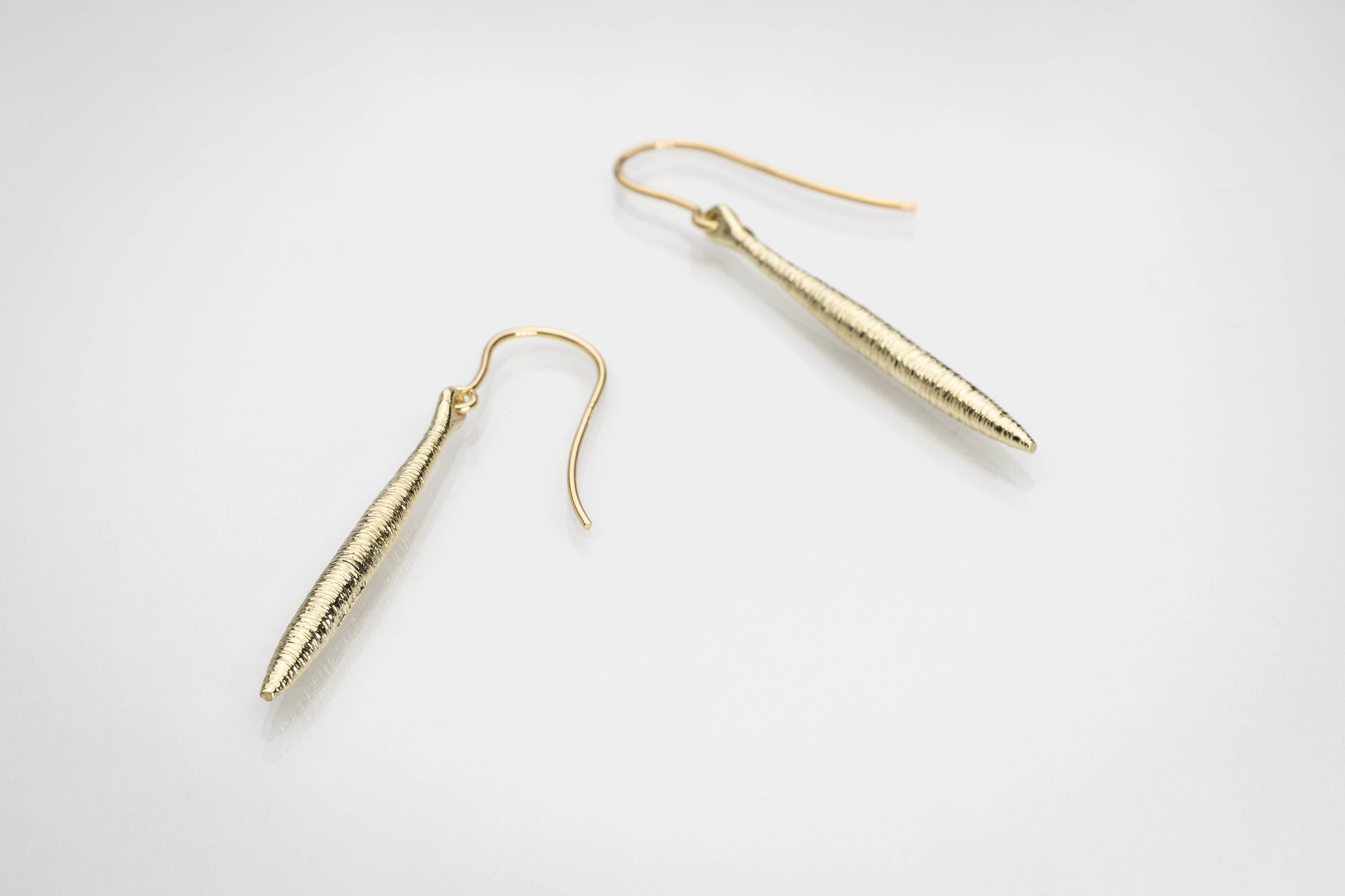 Martina Hamilton Earrings Síoda | 9ct Solid Gold Drop Earrings Medium