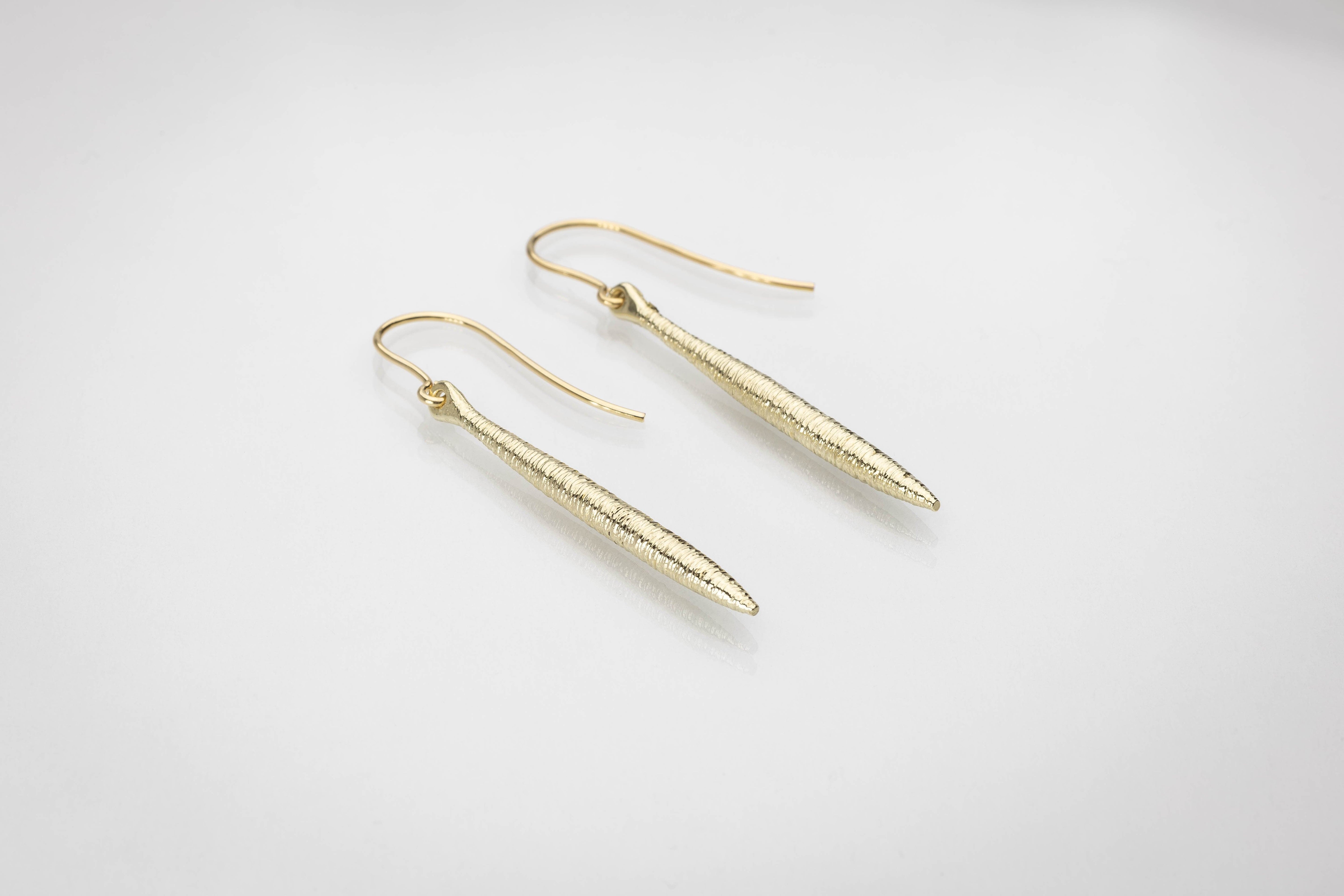 Martina Hamilton Earrings Síoda | 9ct Solid Gold Drop Earrings Medium