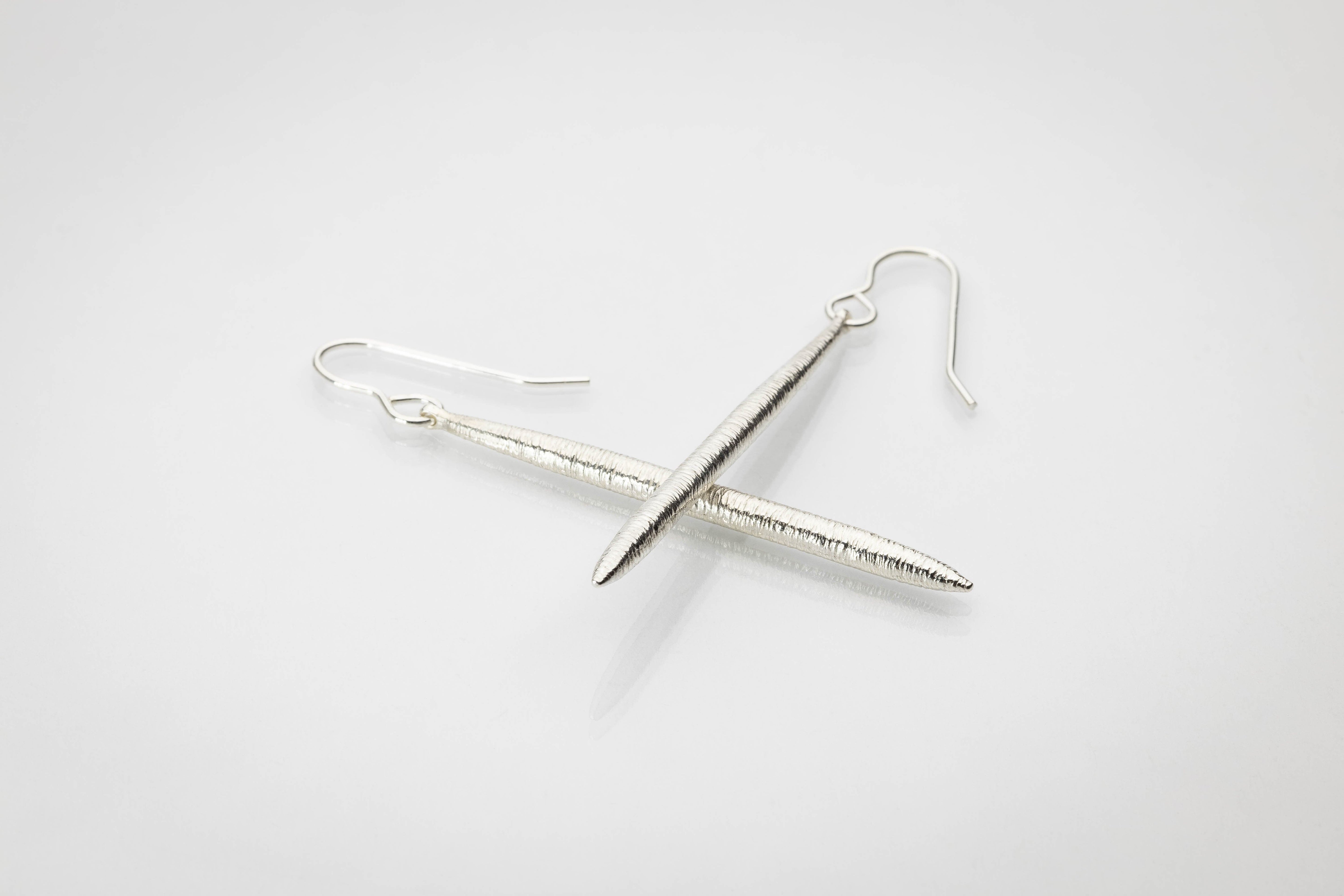 Martina Hamilton SÃ­oda | Sterling Silver Drop Earrings Large
