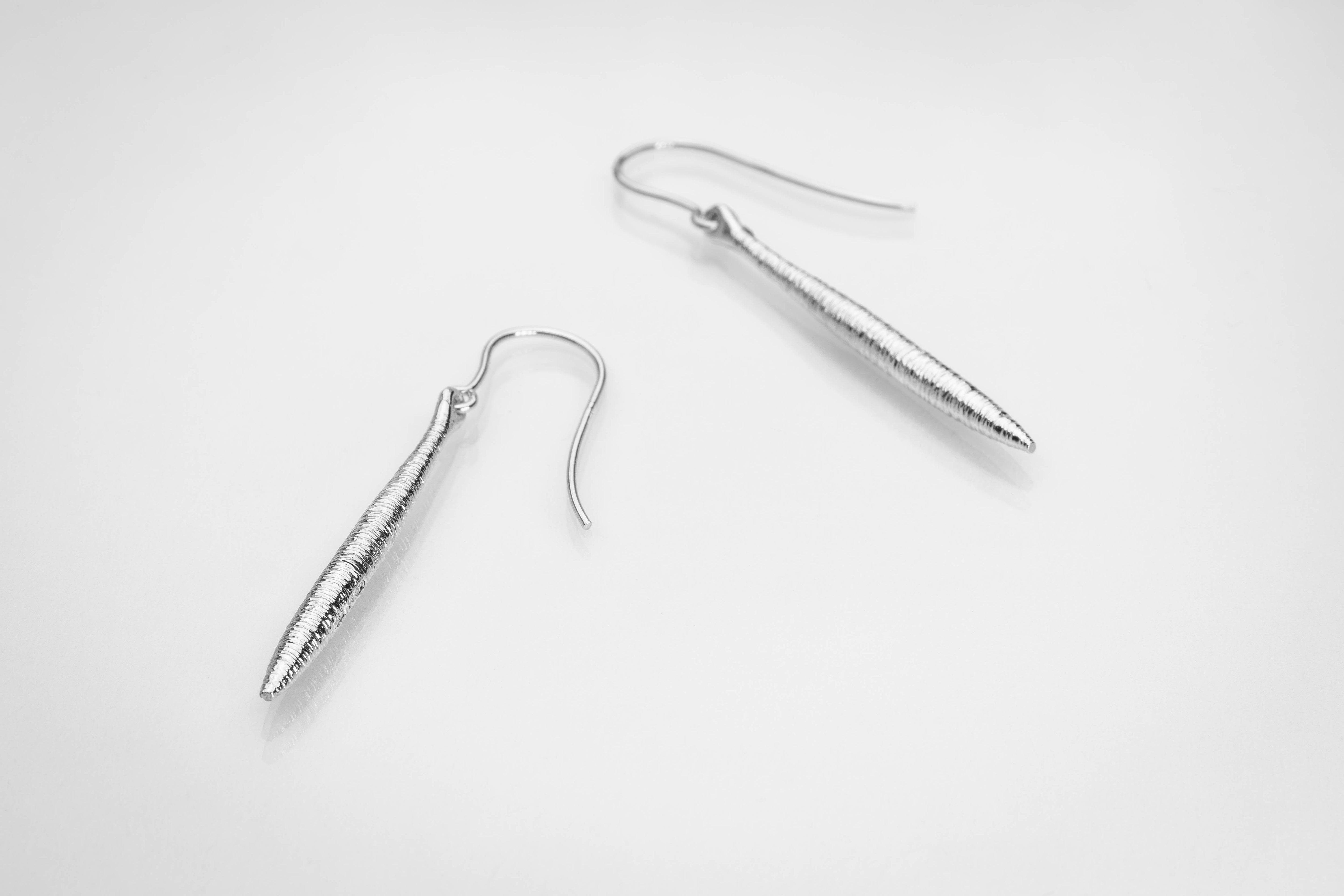 Martina Hamilton Earrings Síoda | Sterling Silver Drop Earrings Medium