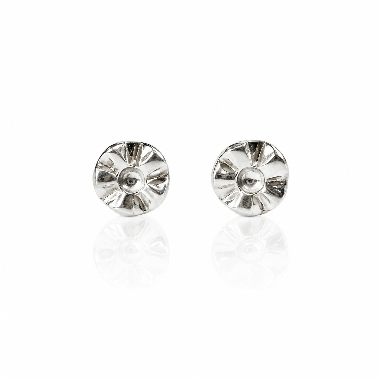 Martina Hamilton Earrings Snowdrop | Sterling Silver Stud Earrings Petite
