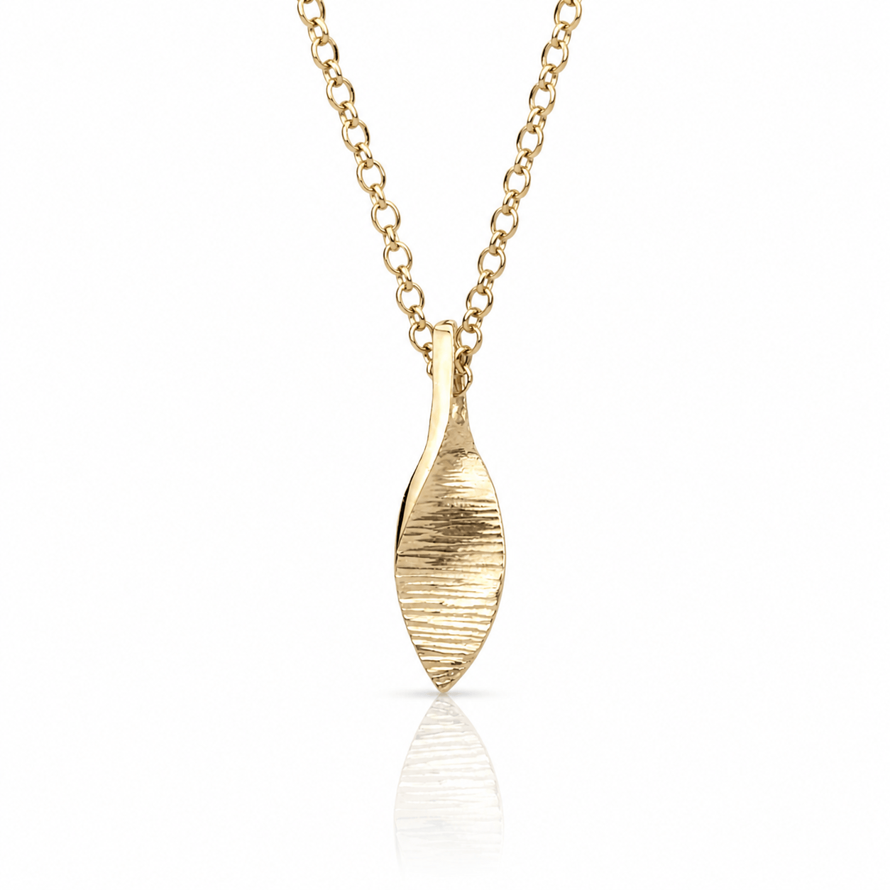 Martina Hamilton Pendants/Necklaces Bean Rí­ | 9ct Solid Gold Pendant Petite