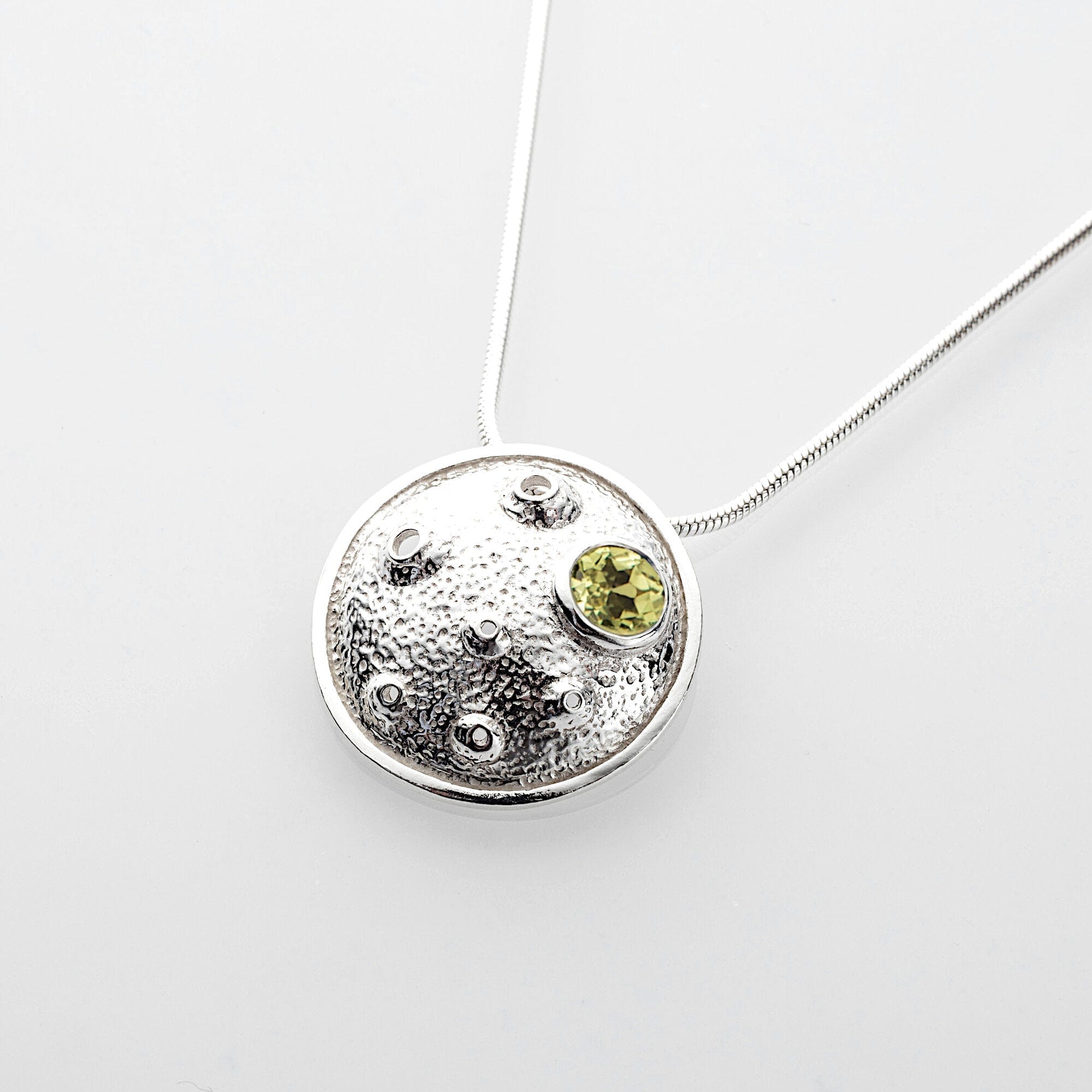 Martina Hamilton Pendants/Necklaces Blue Moon | Sterling Silver and Semi Precious Stone Pendant Medium