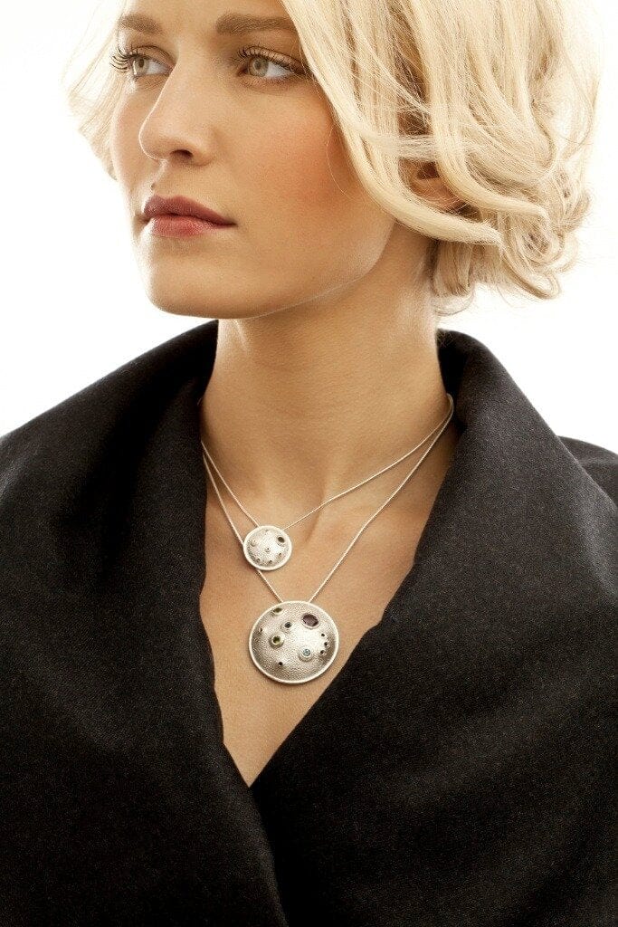 Martina Hamilton Pendants/Necklaces Blue Moon | Sterling Silver and Semi Precious Stone Pendant Medium