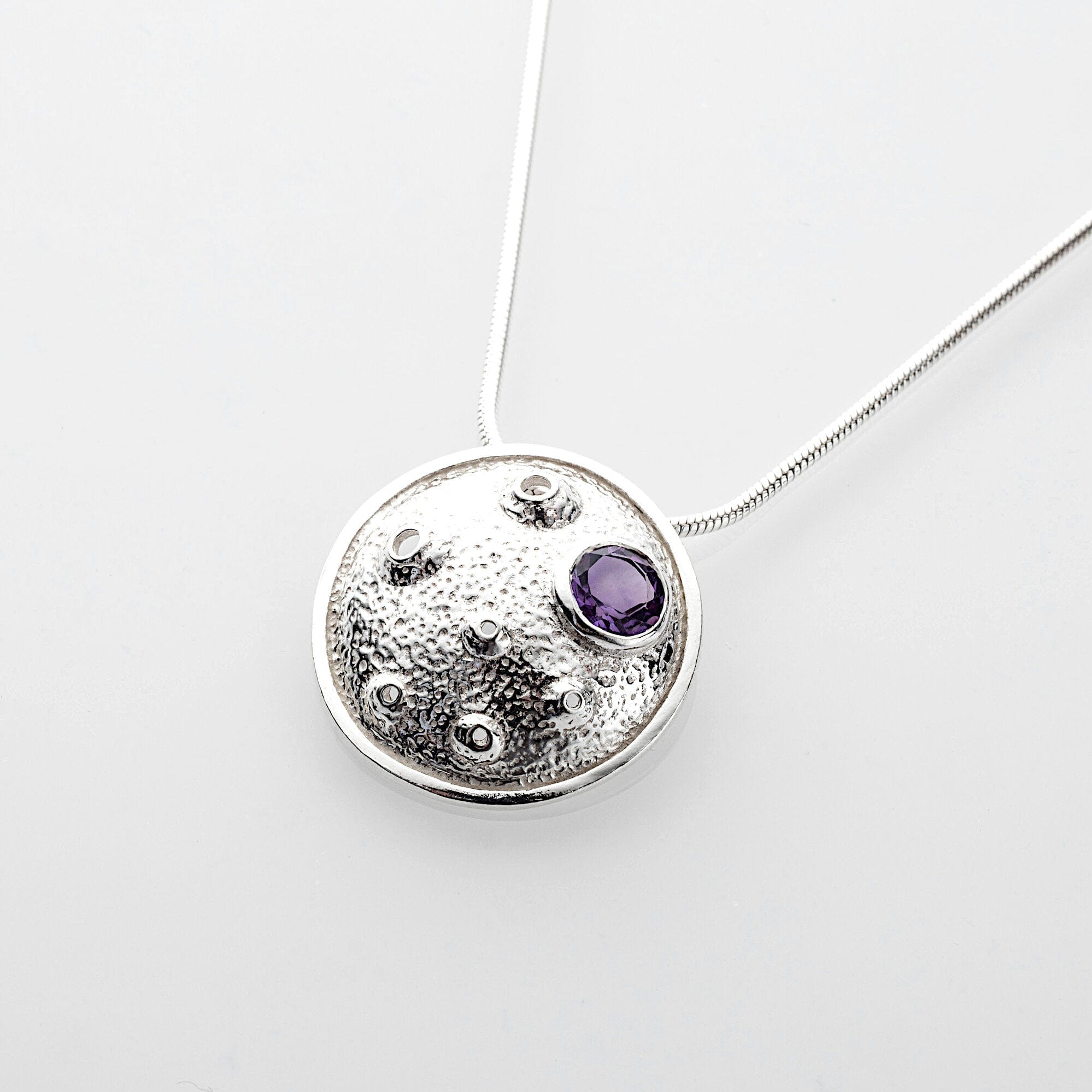 Martina Hamilton Pendants/Necklaces Blue Moon | Sterling Silver and Semi Precious Stone Pendant Medium