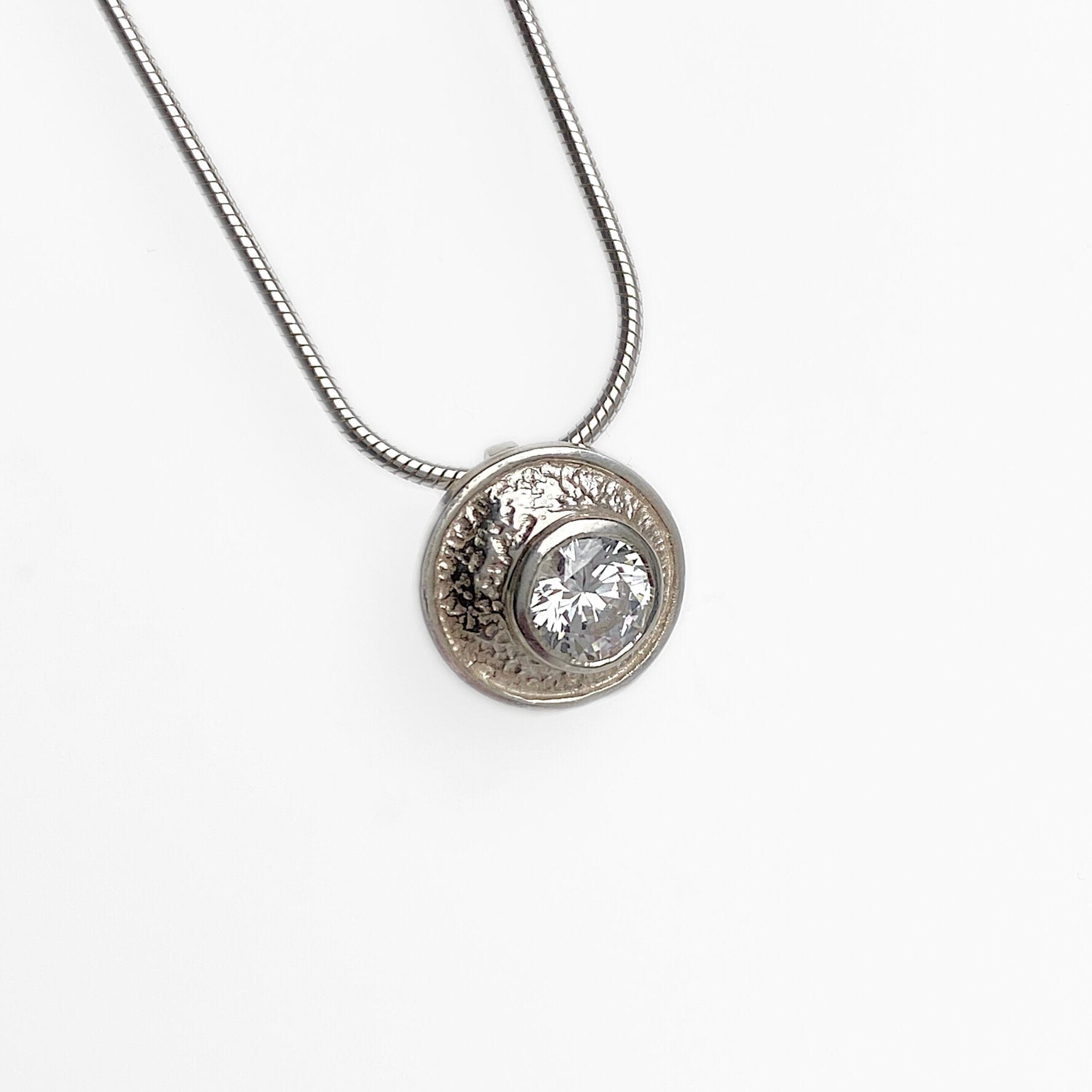 Martina Hamilton Pendants/Necklaces Blue Moon | Sterling Silver and Semi Precious Stone Pendant Small