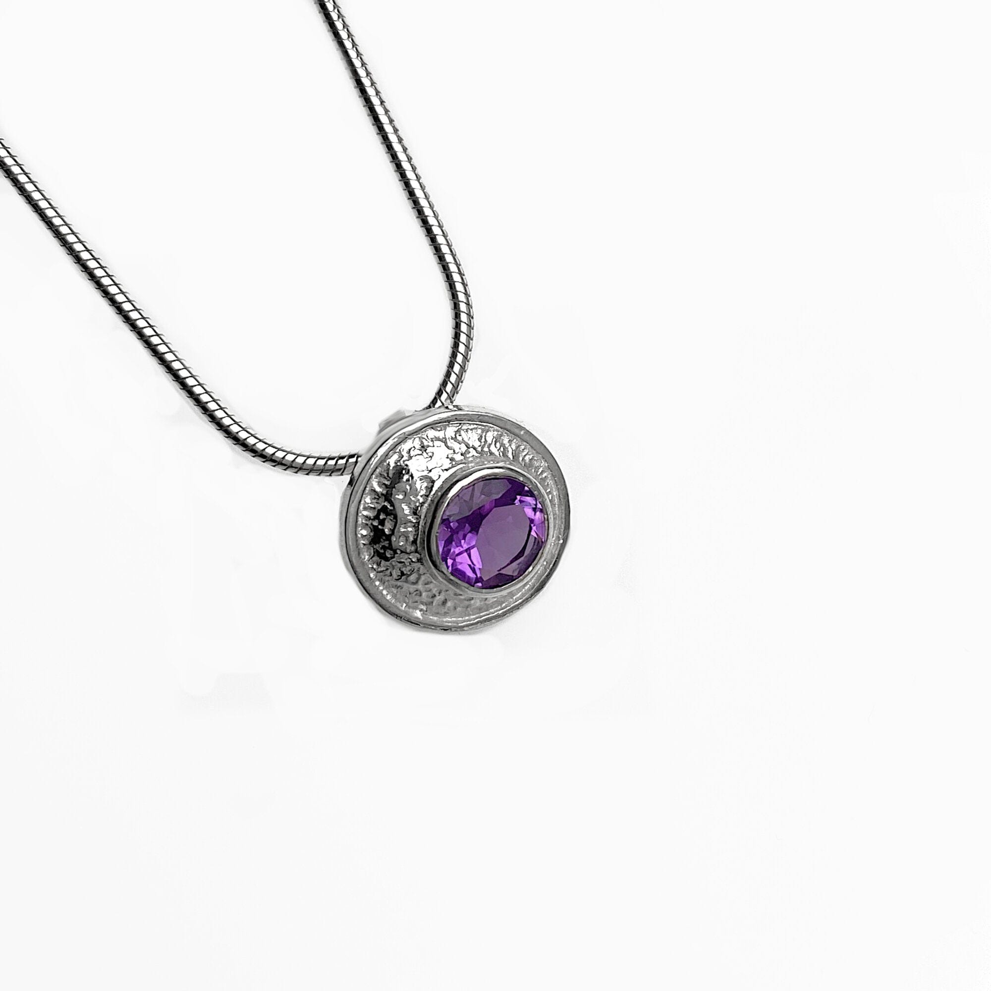 Martina Hamilton Pendants/Necklaces Blue Moon | Sterling Silver and Semi Precious Stone Pendant Small