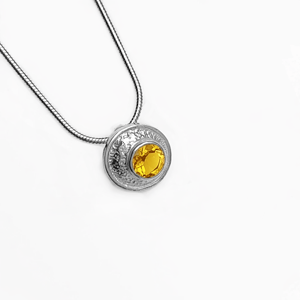 Martina Hamilton Pendants/Necklaces Blue Moon | Sterling Silver and Semi Precious Stone Pendant Small