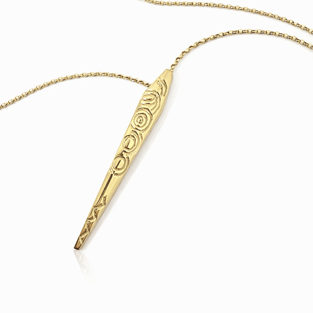 Martina Hamilton Pendants/Necklaces Carrowmore | 9ct Solid Gold Pendant Large