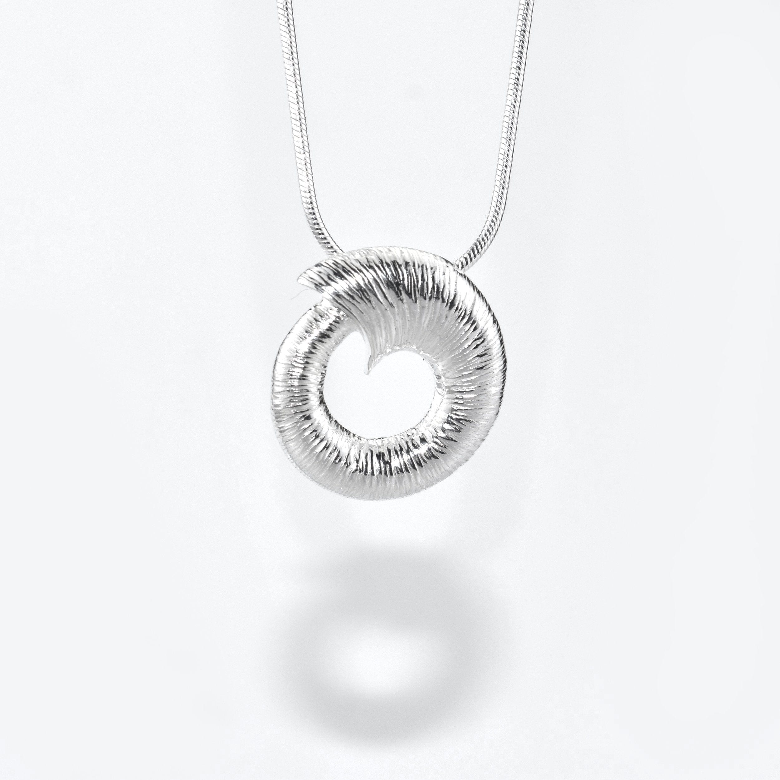 Martina Hamilton Pendants/Necklaces Croí­ Sliogán | Sterling Silver Pendant Large