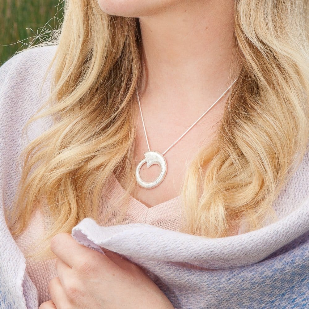 Martina Hamilton Pendants/Necklaces Croí­ Sliogán | Sterling Silver Pendant Signature